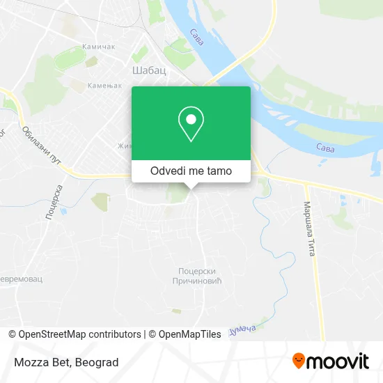 Mozza Bet mapa