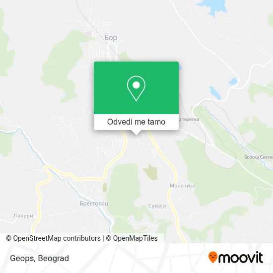 Geops mapa