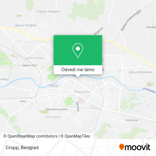 Cropp mapa