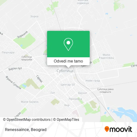 Renessaince mapa