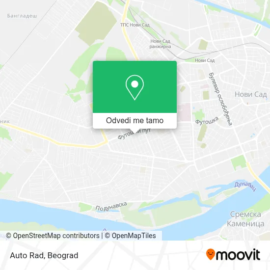 Auto Rad mapa