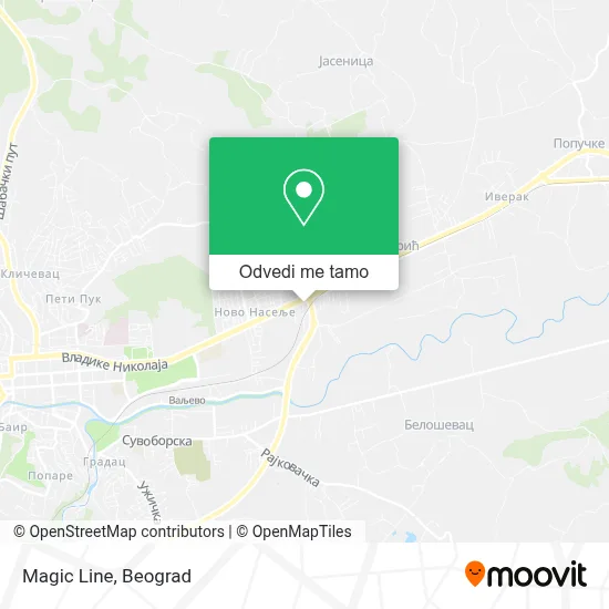 Magic Line mapa