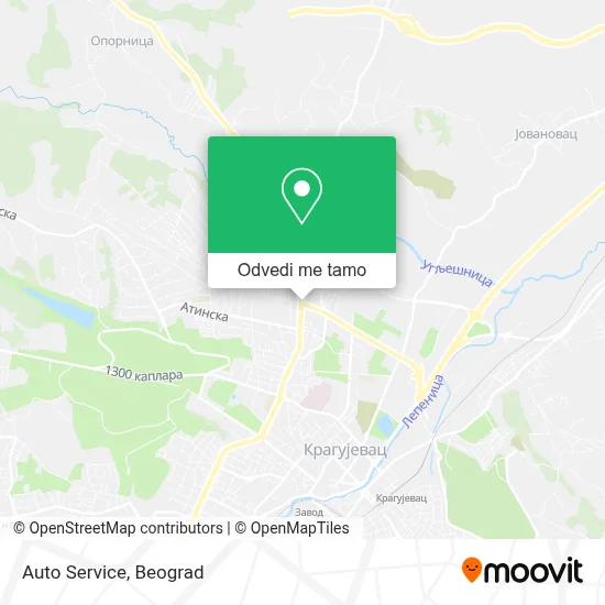 Auto Service mapa