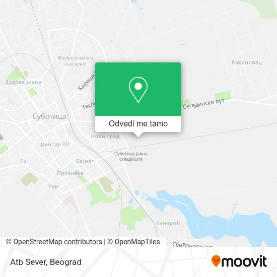 Atb Sever mapa