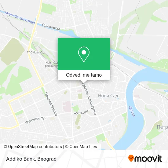Addiko Bank mapa