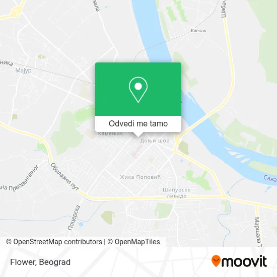 Flower mapa