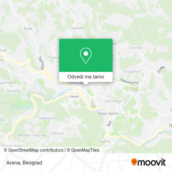 Arena mapa