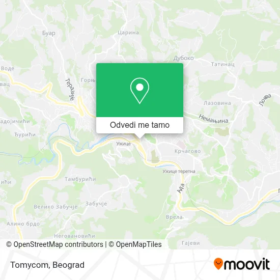 Tomycom mapa