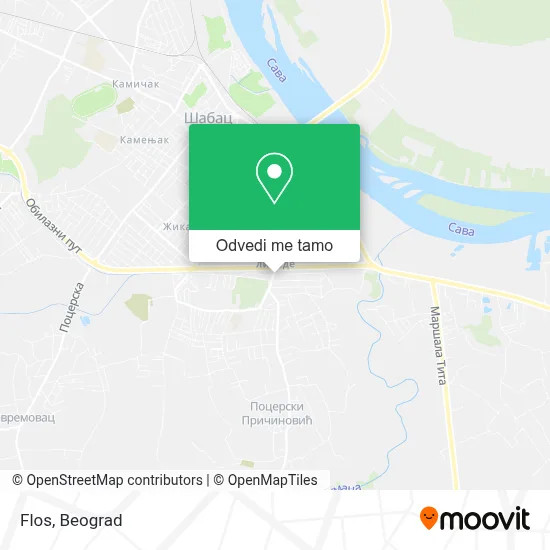 Flos mapa