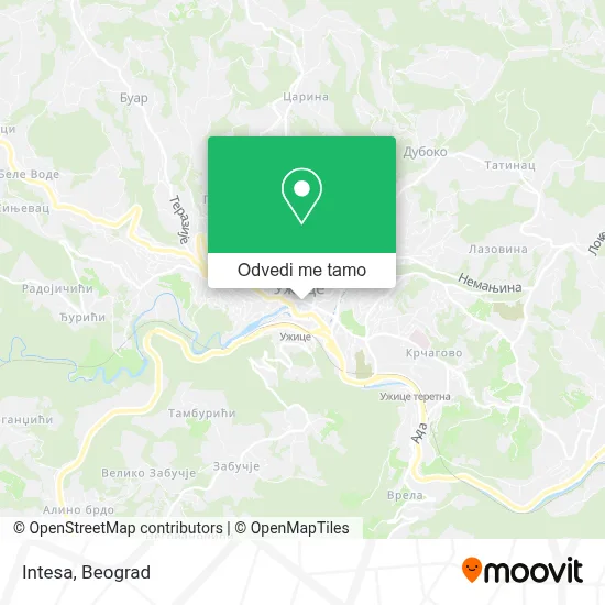 Intesa mapa