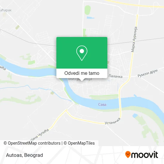 Autoas mapa