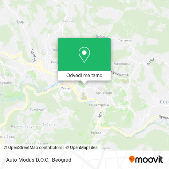 Auto Modus D.O.O. mapa