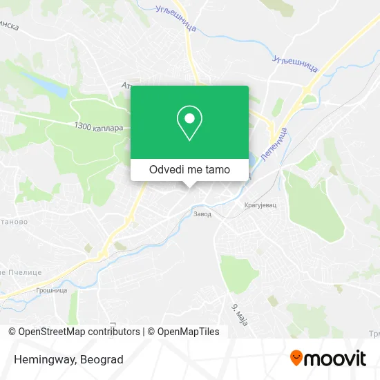 Hemingway mapa