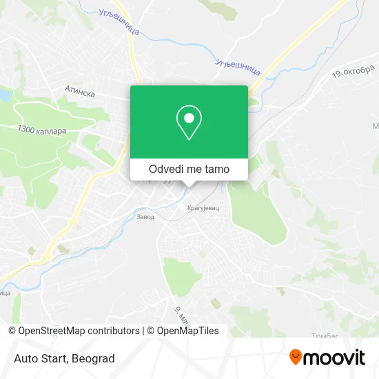 Auto Start mapa