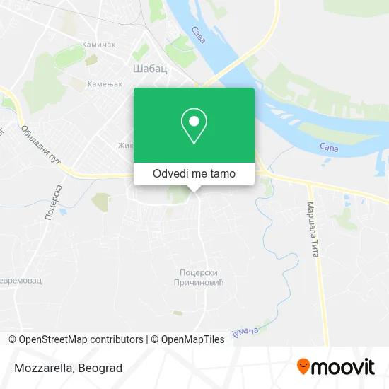 Mozzarella mapa