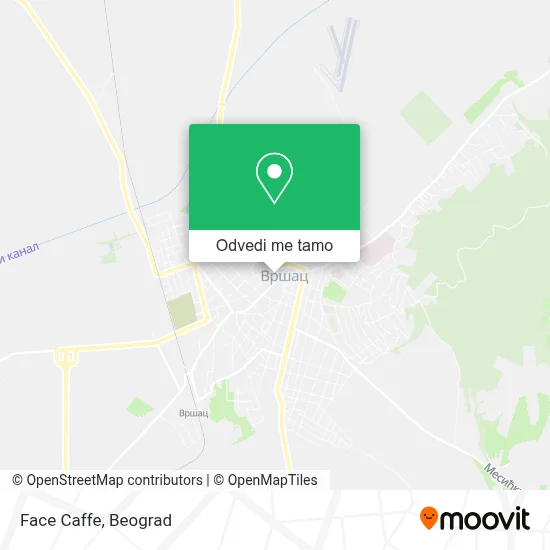 Face Caffe mapa