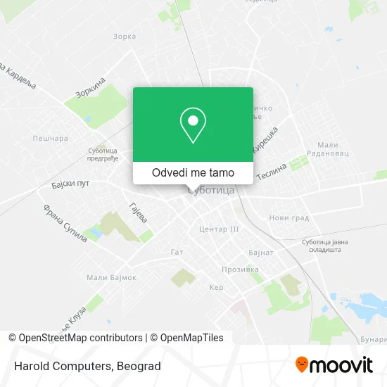 Harold Computers mapa