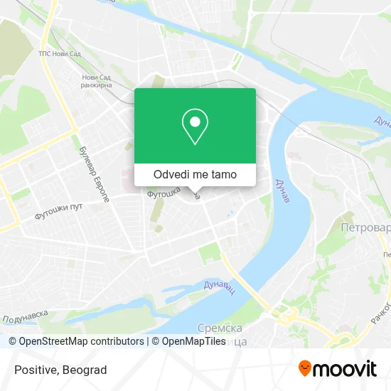 Positive mapa
