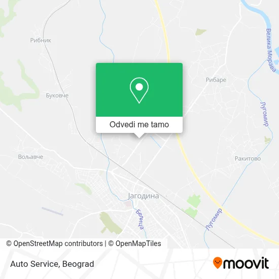 Auto Service mapa