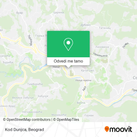 Kod Dunjca mapa