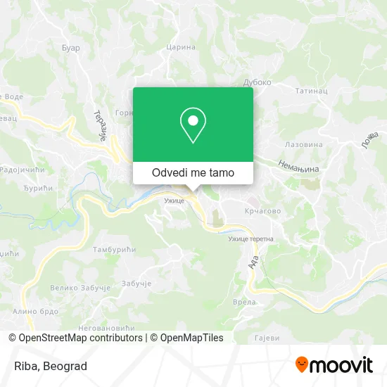 Riba mapa