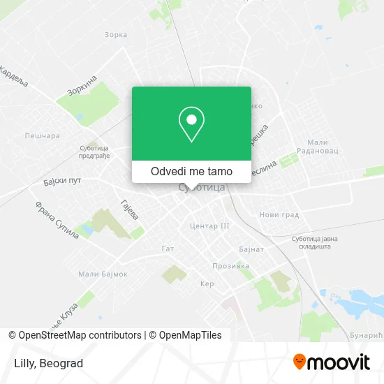 Lilly mapa