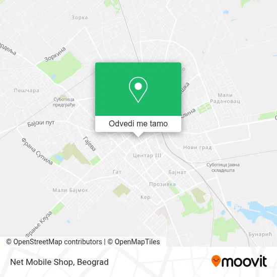 Net Mobile Shop mapa