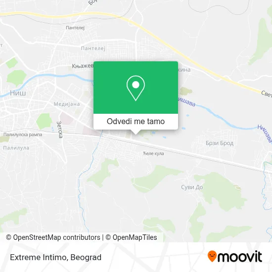 Extreme Intimo mapa