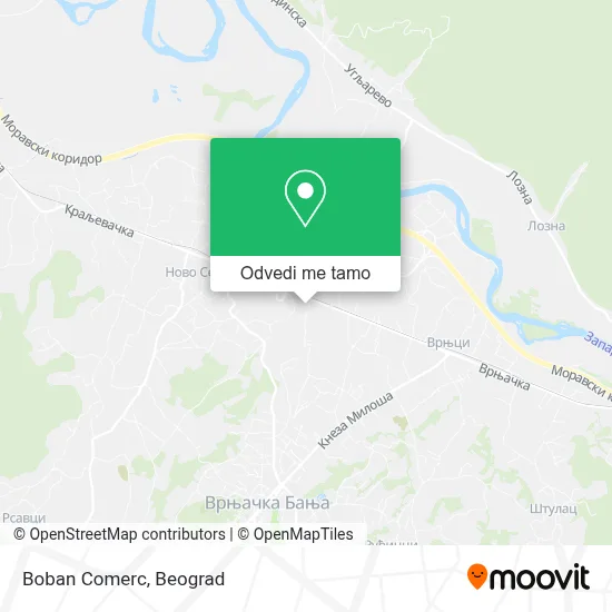Boban Comerc mapa