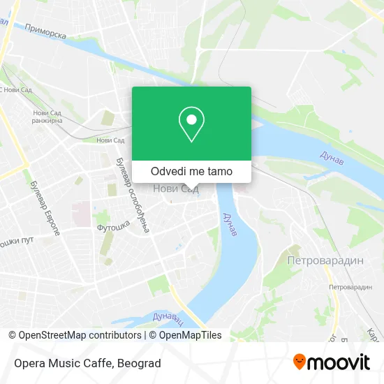 Opera Music Caffe mapa