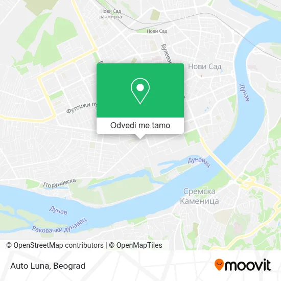 Auto Luna mapa