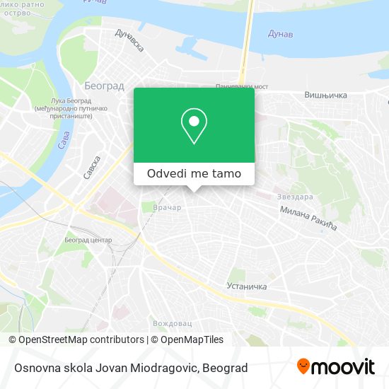 Osnovna skola Jovan Miodragovic mapa