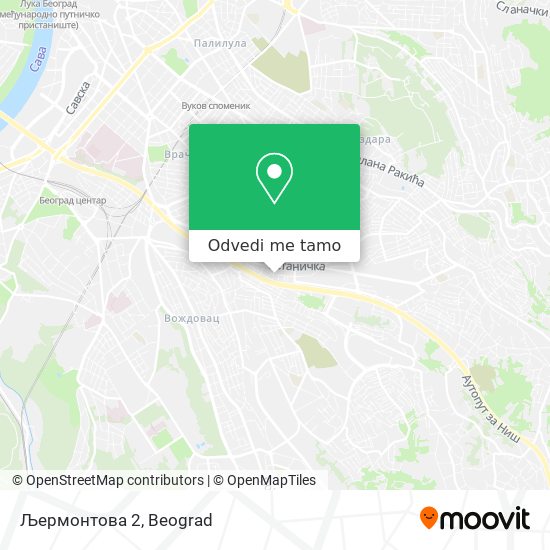 Љермонтова 2 mapa