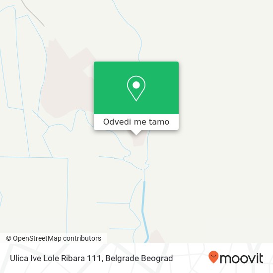 Ulica Ive Lole Ribara 111 mapa