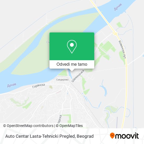 Auto Centar Lasta-Tehnicki Pregled mapa