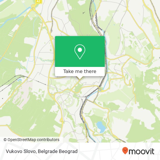 Vukovo Slovo mapa