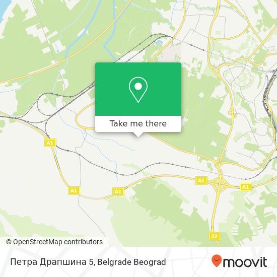 Петра Драпшина 5 mapa