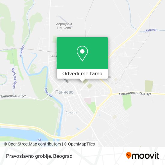 Pravoslavno groblje mapa