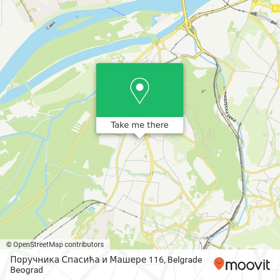 Поручника Спасића и Машере 116 mapa