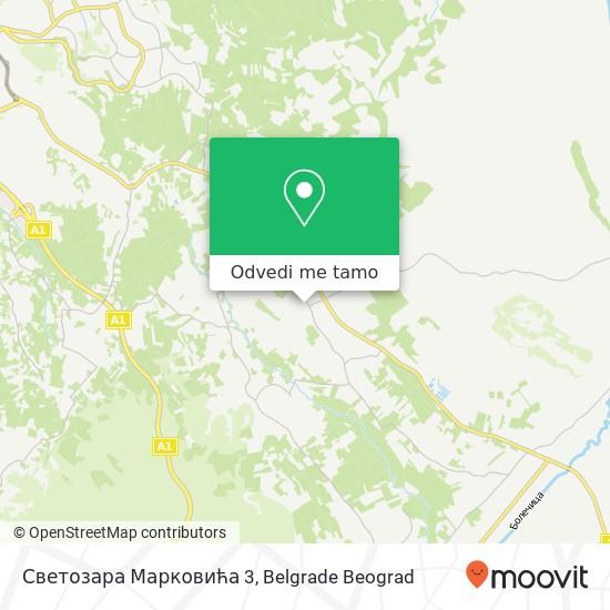 Светозара Марковића 3 mapa