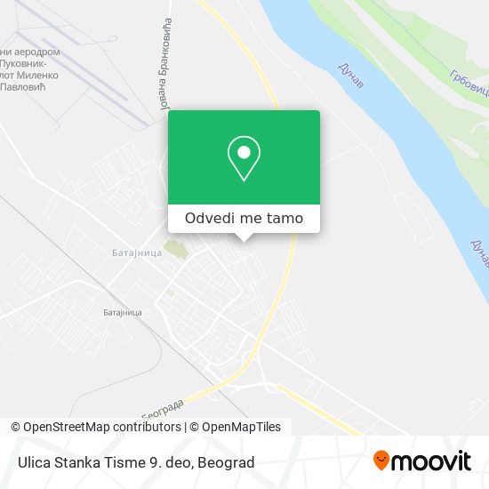 Ulica Stanka Tisme 9. deo mapa