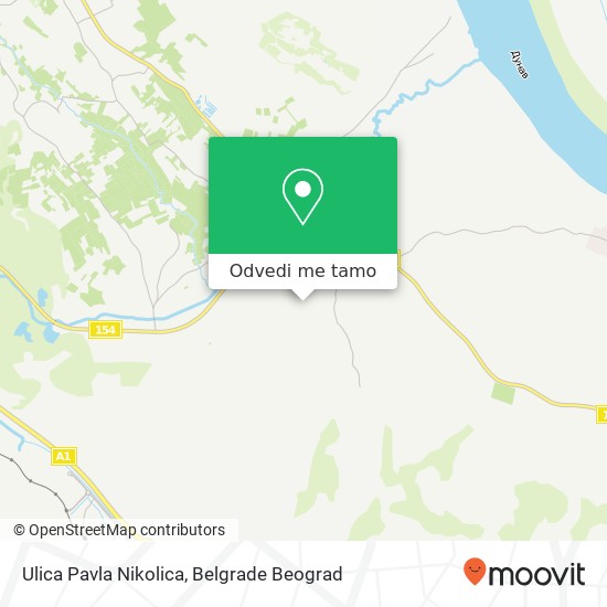 Ulica Pavla Nikolica mapa