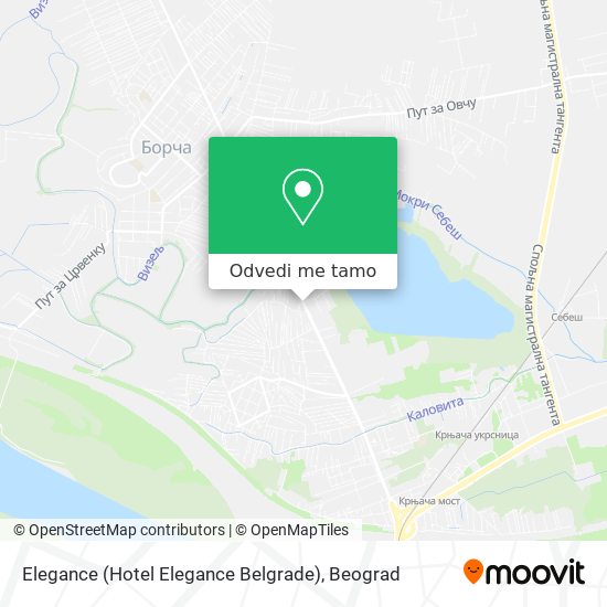 Elegance (Hotel Elegance Belgrade) mapa