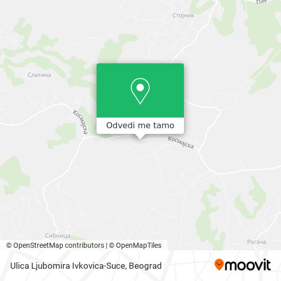 Ulica Ljubomira Ivkovica-Suce mapa