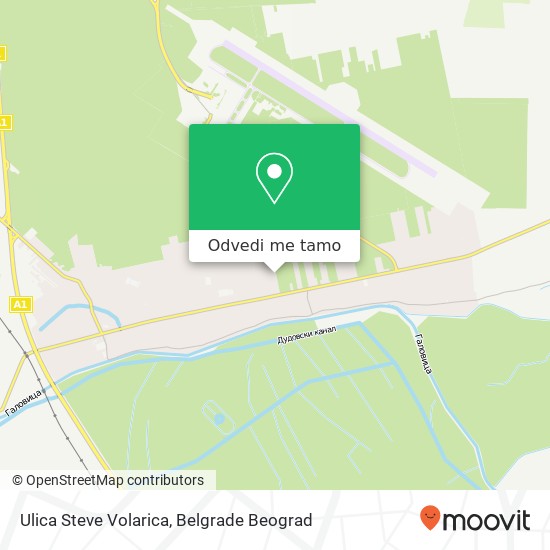 Ulica Steve Volarica mapa