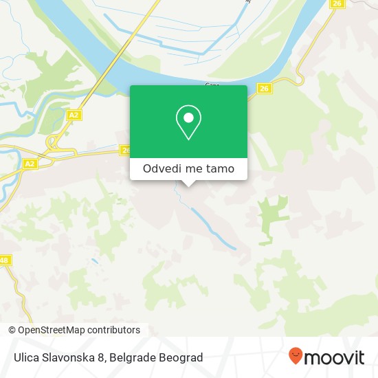 Ulica Slavonska 8 mapa