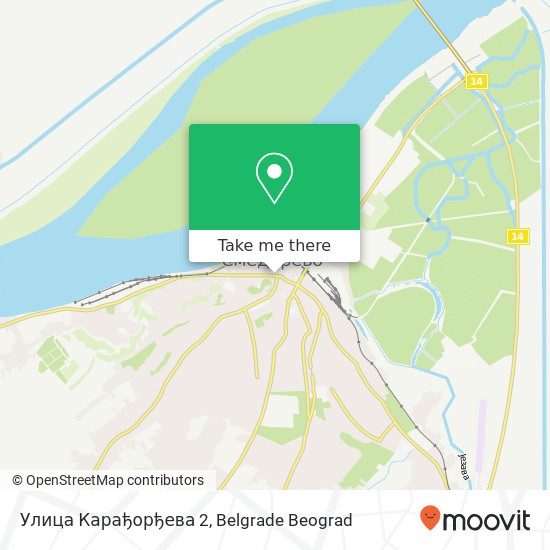 Улица Карађорђева 2 mapa