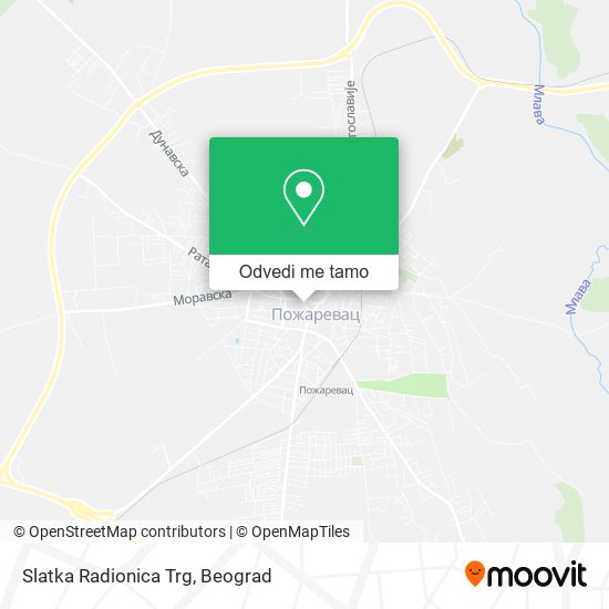 Slatka Radionica Trg mapa