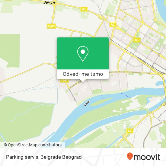 Parking servis mapa