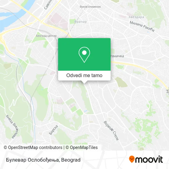 Булевар Ослобођења mapa